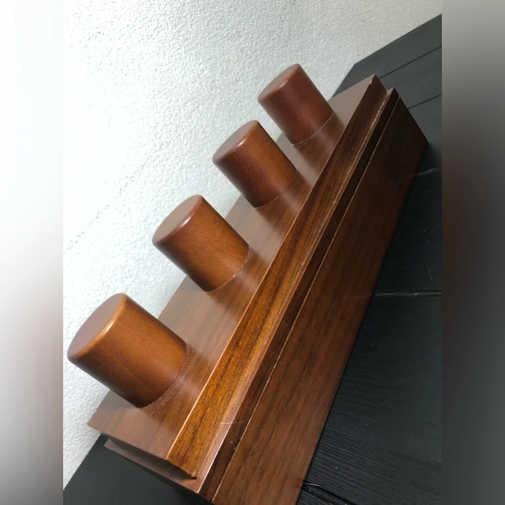 Bey-Berk watch case solid wood  4 watch display